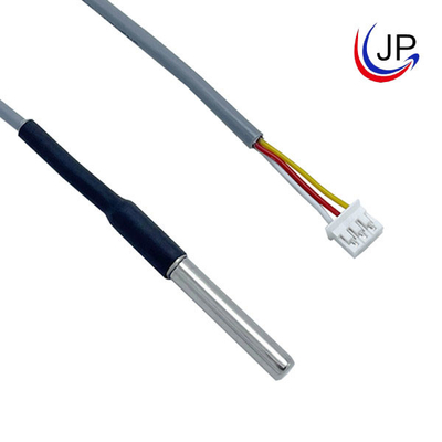 High Precision Epoxy Digital Temperature Sensor PVC Sheathed Cable DS18B20
